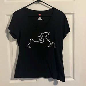 Cute horse tee